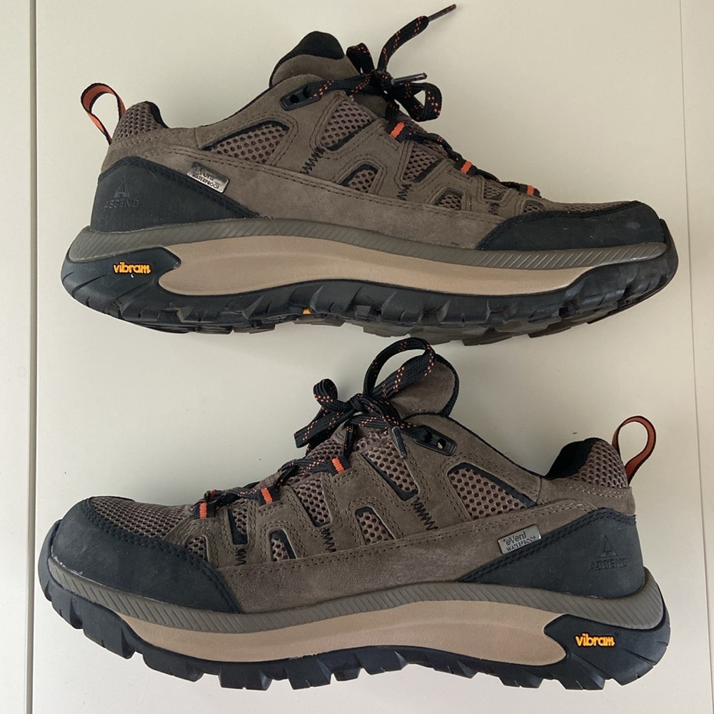 Ascend Men's Brown Hiking Shoes